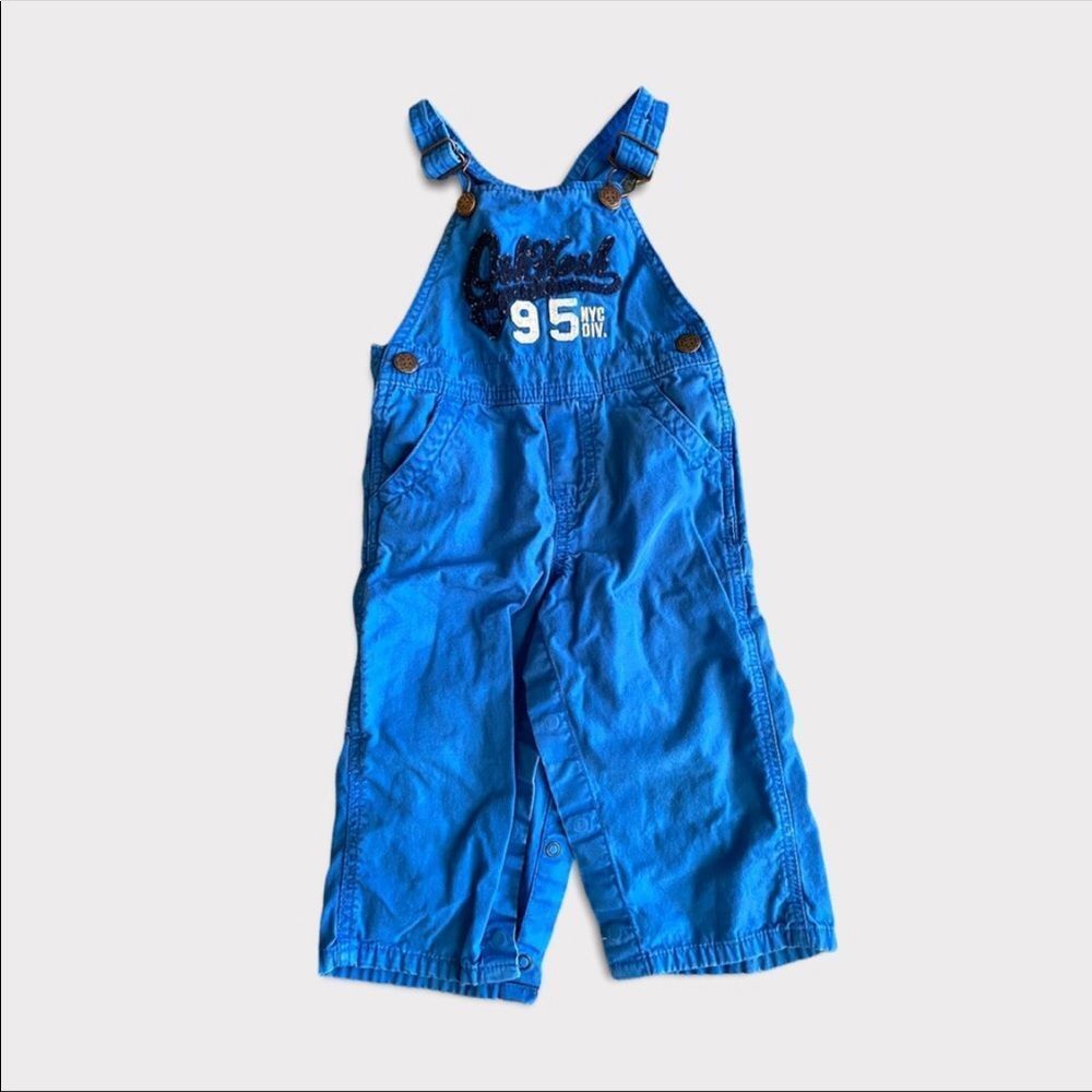 OSHKOSH | Blue Baby Boy Overalls 18 months